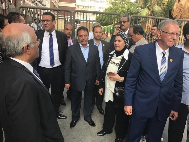 قوى البرلمان فى زيارة مصابى حادث القطار بالاسكندرية