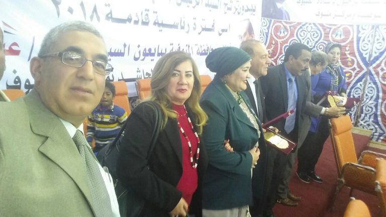 حملة دعم الرئيس فى منوف تؤكد على الحشد فى الانتخابات