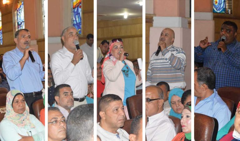 فى باكورة الدورات التدريبية للقيادات العمالية بالاشتراك مع قيادة قوات الدفاع الشعبى والعسكرى