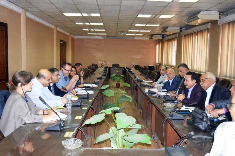 ETUF leaders Meeting with ILO Mission