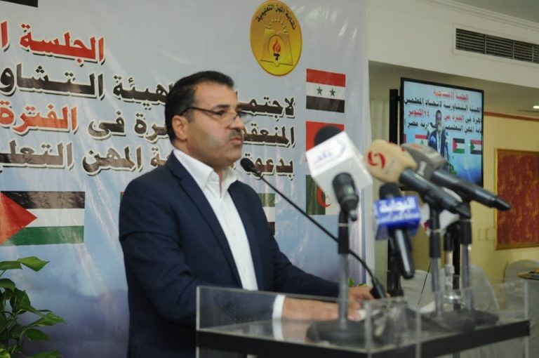 نقيب معلمى سوريا: العدوان التركى على أراضينا يكشف نوايا أردوغان الاستعمارية