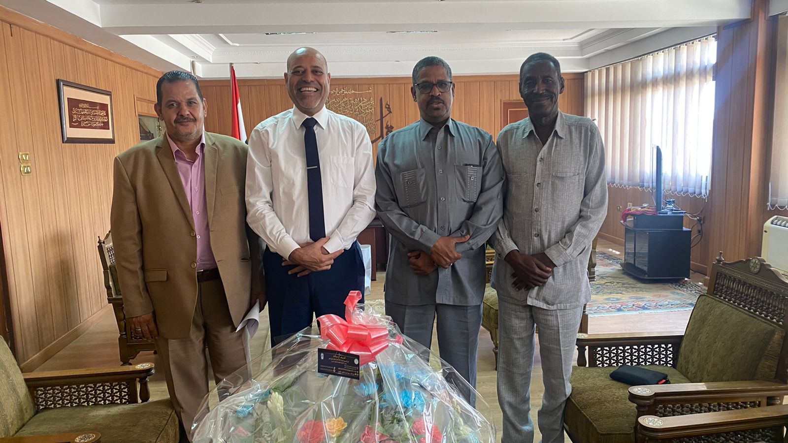 وفد اتحاد عمال السودان