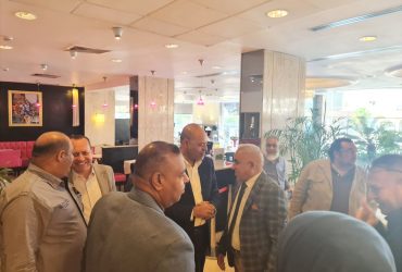 جبران يستقبل ستار دنبوس رئيس وفد عمال دولة العراق