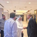 جبران يستقبل حسين المشموم رئيس الوفد العمالى لدولة الكويت المشارك بمؤتمر العمل العربي