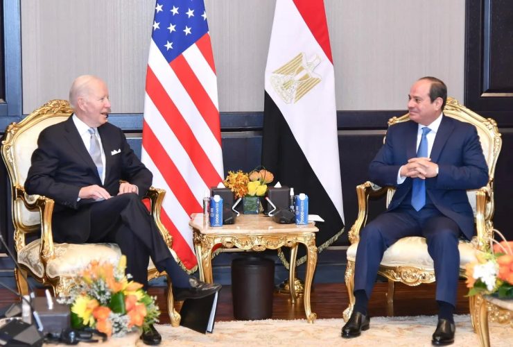 الرئيس السيسي والرئيس الامريكي