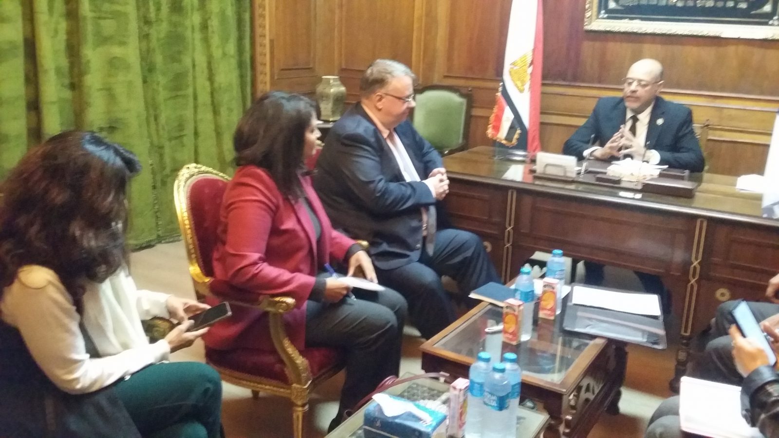 جبران يلتقى وفد منظمة العمل الدولية