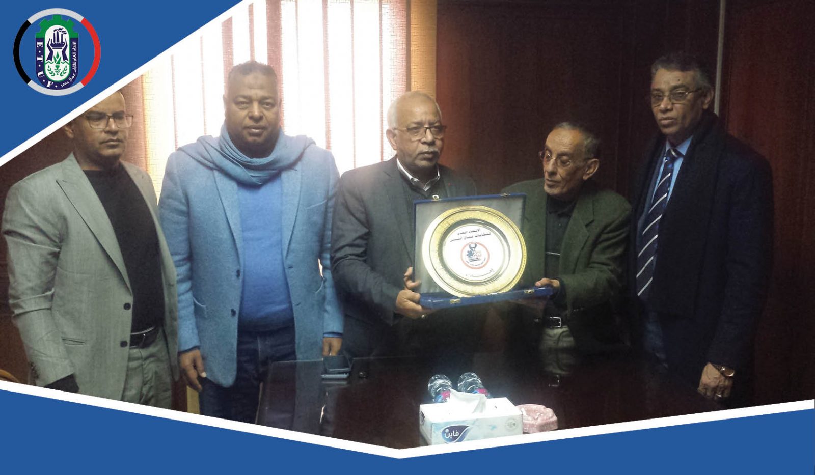 الوفد النقابي اليمني يزور مصر