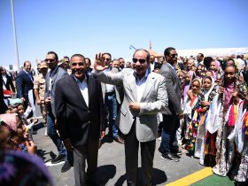 الرئيس السيسي في زيارة السلوم