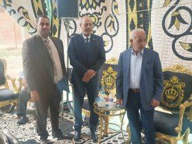 القيادات النقابي في عزاء الحاج السيد راشد