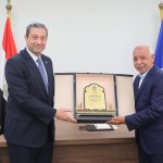 لقاء رئيس اتحاد العمال ومحافظ دمياط