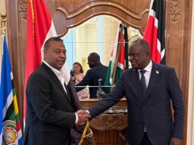 لقاء مرسال مع السفير الكيني