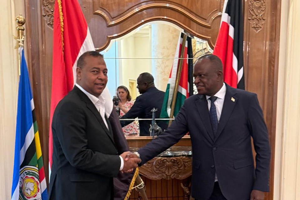 لقاء مرسال مع السفير الكيني