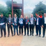 وفد عمال مصر يشارك فى وقف تضامن مع عمال وشعب فلسطين