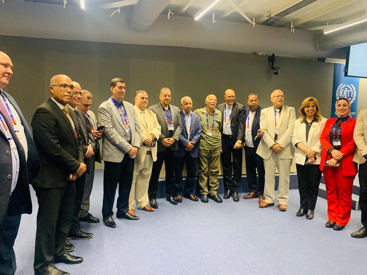 وفد عمال مصر فى مؤتمر العمل الدولى 113