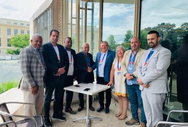 رئيس اتحاد عمال مصر يلتقى نظيره البرازيلى بجنيف