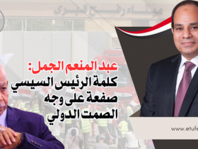 عبد المنعم الجمل: كلمة الرئيس السيسي صفعة على وجه الصمت الدولي