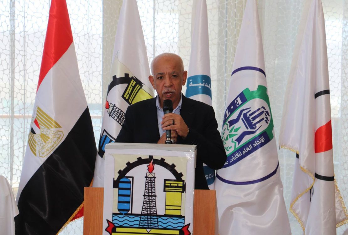 عبد المنعم الجمل رئيس الاتحاد العام لنقابات عمال مصر